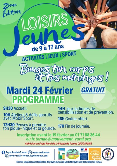 2ème édition de la journée Loisirs Jeunes_Tornac