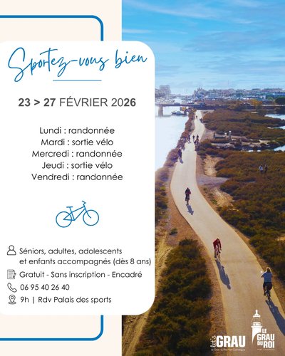 Sportez-vous bien spécial Vacances d'hiver_Le Grau-du-Roi