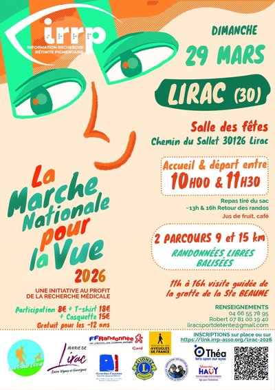 Rando pour la journée internationale de la vue par Lirac Sport Détente_Lirac