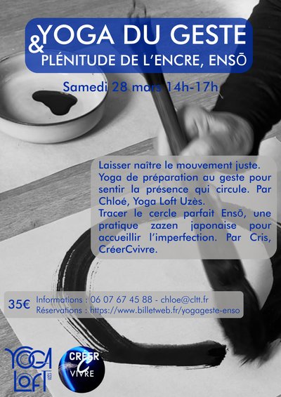 Yoga du Geste - Plénitude de l'encre, Ensō_Uzès