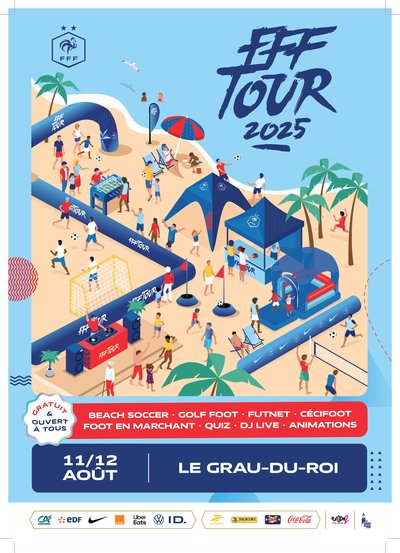 Tournée d'été : FFF tour 2025_Le Grau-du-Roi