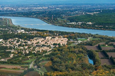 Aramon vue-aerienne